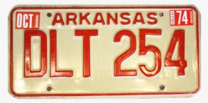 Arkansas - Usa Car Plate Png