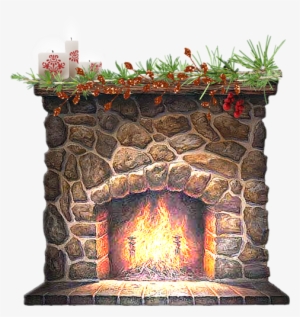 Christmas Fireplace Clipart Png