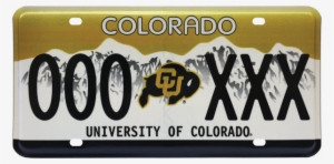 Cu License Plates In Colorado - Colorado's License Plate
