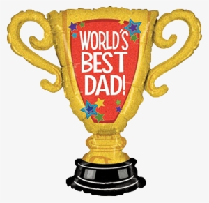 33" World's Best Dad Trophy Father's - Worlds Best Dad Trophy