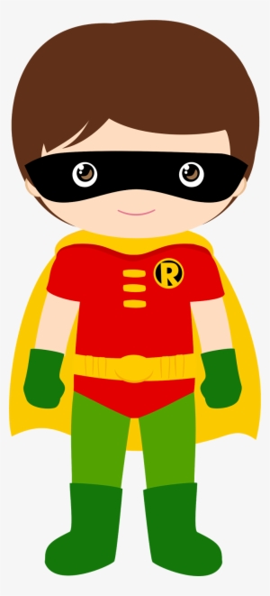 Clipart Png- Funny Cartoon Heroes - Batman Robin Clipart Transparent PNG -  726x1600 - Free Download on NicePNG