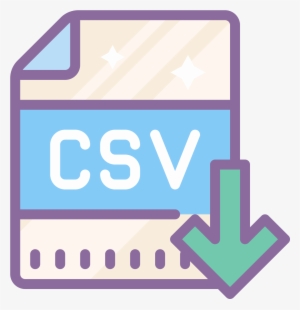 Export Csv Icon - Computer File