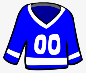 Old Blue Hockey Jersey - Hockey Jersey Png