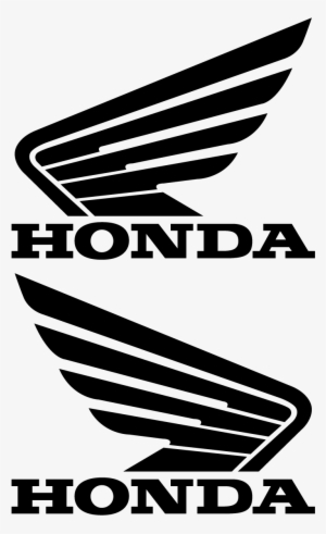 Honda Wing Logo Decal Sticker Vector - Logo De Honda Motos