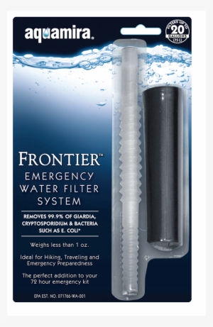 Aquamira Frontier Emergency Water Filter System - Mcnett (water Treatment) - Aquamira Frontier Filter