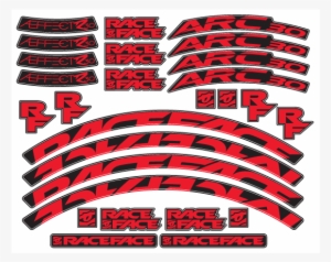 Arc / Aeffect Rim Decal Kits - Race Face Arc 25