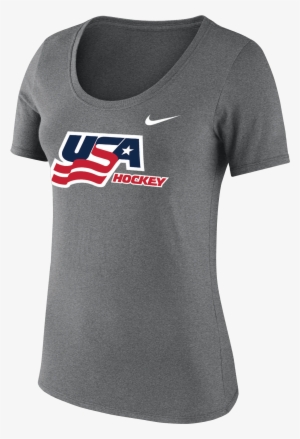 Usa Hockey® Nike Cotton Womens Tee Nike Dri-fit, Nike - Usa Hockey
