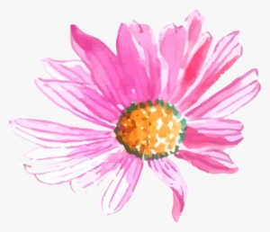Check Pattern Background - Beautiful Watercolor Flower Logo