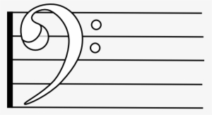 Bass Clef Coloring Page