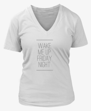 Wake Me Up Friday Night - Stand With Rex 2016 (ladies) - District Womens V-neck