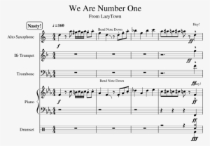 We Are Number One Sheet Music 1 Of 8 Pages - Mine Song Lazytown Sheet Music
