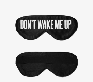 Don't Wake Me Up Silk Sleep Mask Perpetual Shade - Blindfold