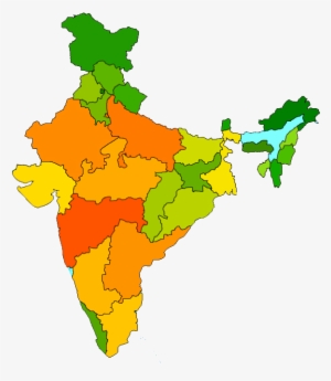 India Map Transparent Images Png - Government In Indian States
