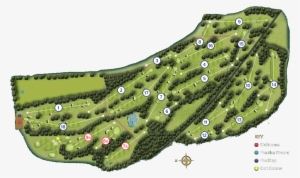 Hole One - Sunningdale Golf Course Map