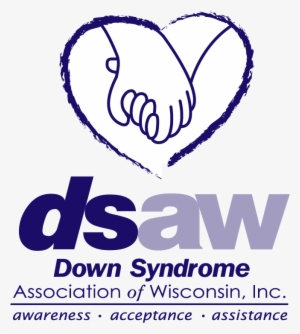 Dsaw State Logo Horizontal-01 - Down Syndrome Association Of Wisconsin