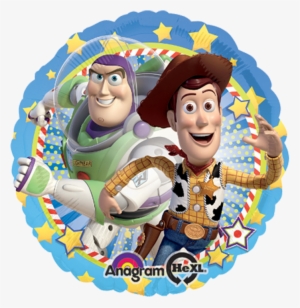1 Toy Story Woody & Buzz Foil Balloon