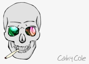 Trippy Transparent Skull - Trippy Png