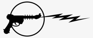 This Free Clipart Png Design Of Raygun Glyph Dingbat