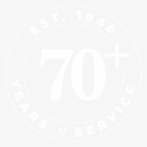 70 Years Of Service White - Nba Finals Logo White