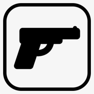 Gun Sign Vector - Firearm Sign