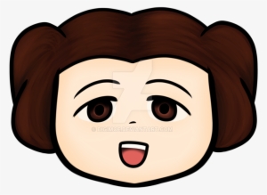 Star Wars - Princess Leia Face Clipart