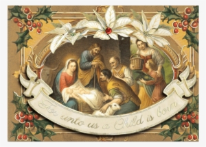 Frame Nativity Boxed Holiday Cards - Punch Studio 16-ct. Embellished Nativity Holiday Cards