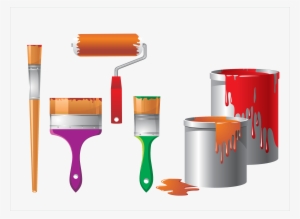 Brush Clipart Paint Tool - Can Of Paint Vector