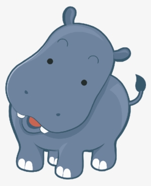 Image Transparent Drawing At Getdrawings Com Free For - Hippo Clipart Cute
