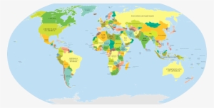 Map Of The World Showing Countries - Country Name High Resolution World Map