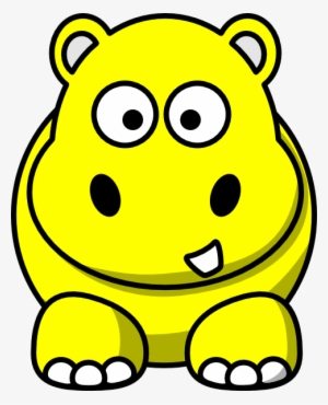 Original Png Clip Art File Yellow Hippo Svg Images