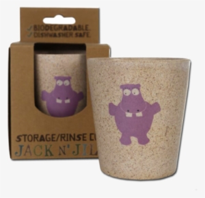 Jack N' Jill Cup Hippo - Jack N' Jill - Biodegradable Storage And Rinse Cup
