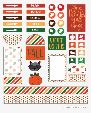 Fall Planner Stickers - Create 365 Happy Planner Sticker Value Pack