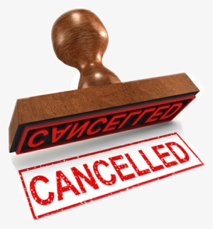 Cancelled Rubber Stamp