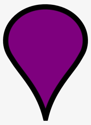 Google Map Pin Purple