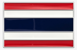 Thailand Flag Buckle - Coquelicot