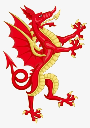 welsh dragon - war of the roses coat of arms