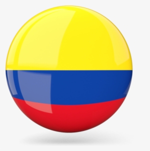 Illustration Of Flag Of Colombia - Icon Colombia