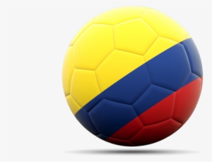 Illustration Of Flag Of Colombia - Colombia Soccer Ball Png