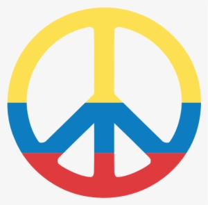 Colombian Clipart Panda Free Images - Peace Symbol Colombia