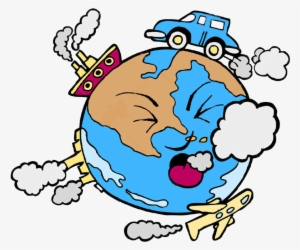 Clip Art Library Library Collection Of Free Effecter - Air Pollution In Cartoon