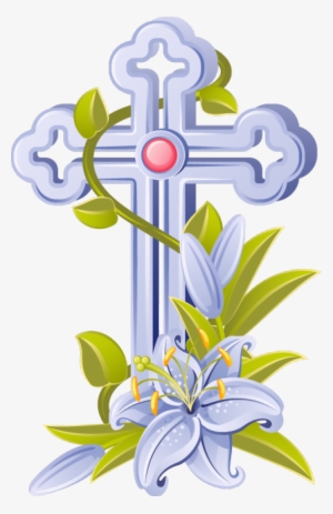 Easter - Easter Cross Clipart Religious