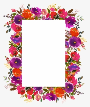 Hand Painted Gorgeous Side Flowers Png Transparent - Portable Network Graphics