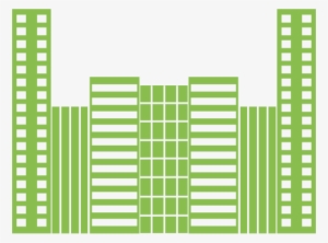 Office - Green Building Icon Png