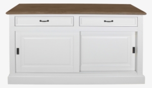 Dresser Hm22 - White/brown - Cabinetry