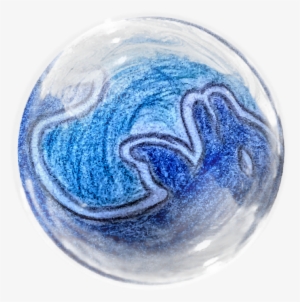 Dophin Blue Orb Friendship Water - Circle