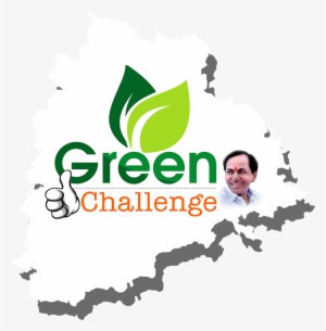 Green Challenge Png Logo Free Downloads For Planting - 31 District Telangana Map