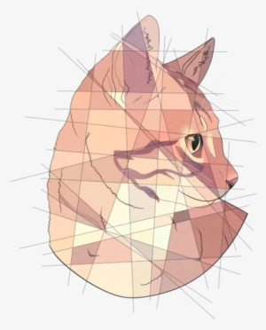 Catblr Digital Geometric Shapes Digital Art Art Artblr - Cat