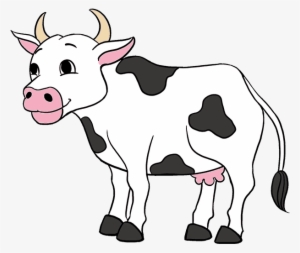How To Draw A Cartoon In Few - Easy Drawings Of A Cow