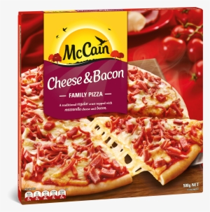 Cheese & Bacon Family Pizza 500g