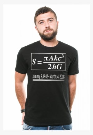 Hawking Equation Tshirt Stephen Hawking Tee Hawking's - Black Norfolk Southern Tee Shirts